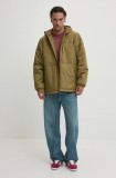 Vans geaca barbati, culoarea verde, de tranzitie, oversize, VN000HN6CUQ1
