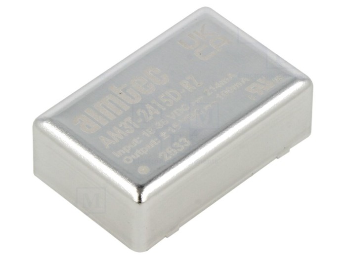 Convertor DC/DC 3W, 18&divide;36VDC