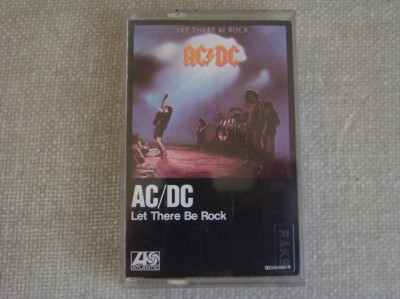 AC/DC - Let There Be Rock - Caseta Originala Atlantic Germany foto