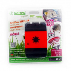 Aparat mobil anti-rozatoare jderi, dihori, soareci, sobolani Animal Repeller Mobile 78480, Isotronic, 40 mp, 510009 ISG foto