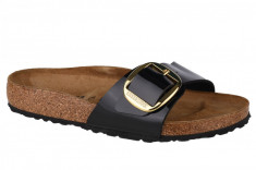 Papuci flip-flop Birkenstock Madrid Big Buckle BF 1019965 negru foto