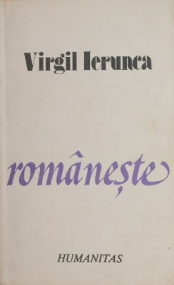 Romaneste - Virgil Ierunca foto