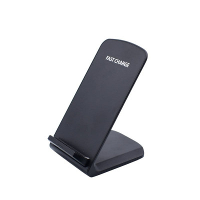 Incarcator Fast Charge wireless cu suport pentru smartphone negru foto