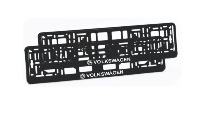 Set 2 suporti numar inmatriculare personalizat Volkswagen foto