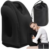 Perna de calatorie gonflabila ergonomica Trizand cu suport cap