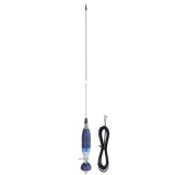 Antena CB Sirio SUPER 9 cu fluture, lungime 155 cm, 27 - 28.5 MHz, 250W, montura, cablu RG58 de 4m si mufa PL259 incluse