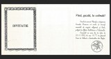 INVITAȚIE, ANUL 1993 - VINO GAZDĂ LA COLINDĂ - CORUL DE CAMERĂ &bdquo;MIORIȚA&rdquo; ȘI DIRIJOAREA CORNELIA PONORAN - CASA DE CULTURĂ A SINDICATELOR, REȘIȚA