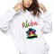 Hanorac dama alb - Aloha Exotic - XL