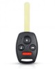 Carcasa cheie Topautochei&reg; pentru Honda cu 3 + 1 butoane ( cu spatiu pentru cip ) , butoane sunt incluse, Fara Brand