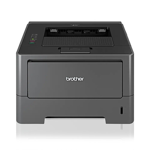 Imprimanta LaserJet Monocrom, A4, Brother, HL-5450DN, Duplex, USB, Network, Toner inclus, Pagini printate : 0-50K, 6 Luni Garantie, Refurbished