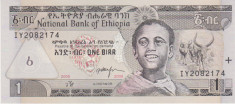 Etiopia 1 Birr 2008 UNC foto