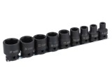 Set Chei Tubulare cu Impact 1/2 9 Bucăți