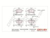 Dr!ve+ DP1010.10.0439 set placute frana,frana disc