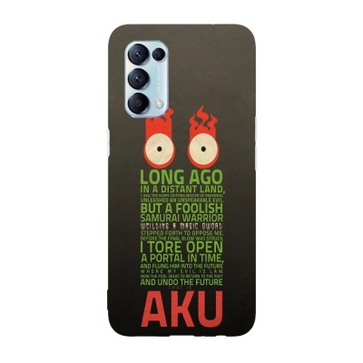 Husa compatibila cu Oppo A96, Viceversa, model Aku Samurai Jack Intro, Silicon, TPU foto