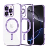 Husa premium iPhone 16 Pro Max Techsuit Luxury Crystal MagSafe, mov