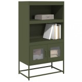 VidaXL Dulap &icirc;nalt, verde măsliniu, 68x39x123 cm, oțel
