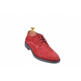 Cumpara ieftin OFERTA marimea 41- Pantofi barbati casual din piele naturala intoarsa, culoare visiniu - LPAVELV
