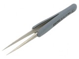 Pensetă nemagnetică Formă capăt v&acirc;rf: ascuţită ESD