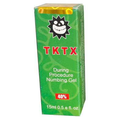Gel Anestezic, TKTX, Verde, pentru Aplicarea in Timpul Tatuajului, 8% Lidocaina, 15ml foto