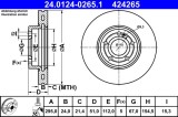 ATE 24.0124-0265.1 Disc frana