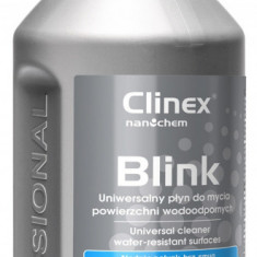 CLINEX Blink, 1 litru, solutie cu alcool pentru curatare suprafete impermeabile