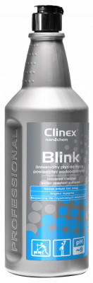CLINEX Blink, 1 litru, solutie cu alcool pentru curatare suprafete impermeabile foto