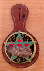 Insigna militara 31e Regiment genie - Franta foto