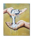 Cumpara ieftin Tablou pictat manual, Persistenta Memoriei, 60x50cm ulei pe panza, Mircea Iordache