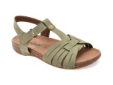 Cumpara ieftin Sandale RIEKER verzi, 61461, din piele ecologica