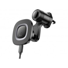 Incarcator Auto Wireless HOCO HW30, 15W, 1.67A, Negru