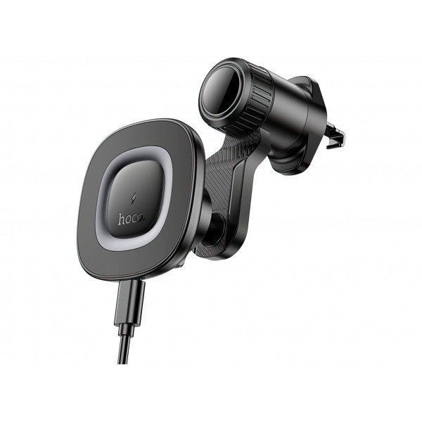 Incarcator Auto Wireless HOCO HW30, 15W, 1.67A, Negru