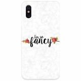 Husa silicon pentru Xiaomi Mi 8 Pro, Im So Fancy Floral