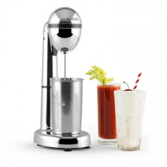 Klarstein Klarstein van Damme, argintiu, 100W, mixer / blender pentru amestecarea bauturilor, pahar de 450 ml din o?el inoxidabil foto