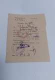 Vechi document semnatura olograf, anul 1948