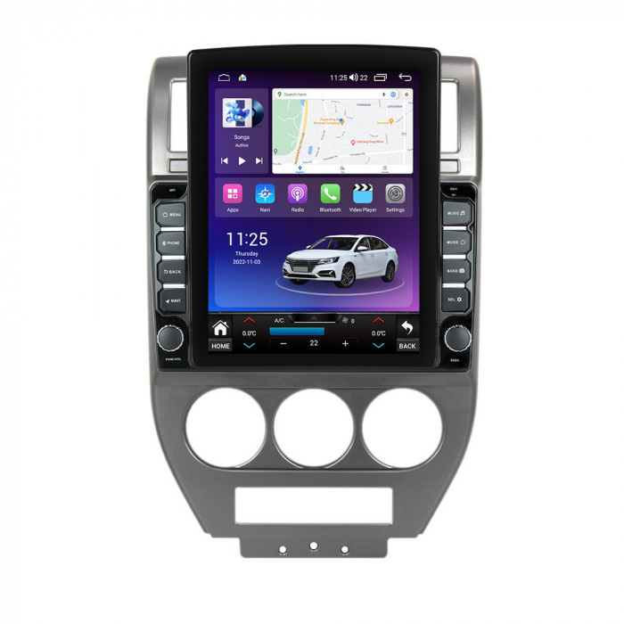 Navigatie dedicata cu Android Jeep Patriot I 2006 - 2010, 4GB RAM, Radio GPS