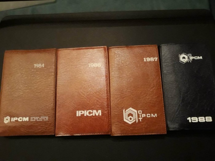 Agende vintage anii 1984, 1986, 1987, 1988