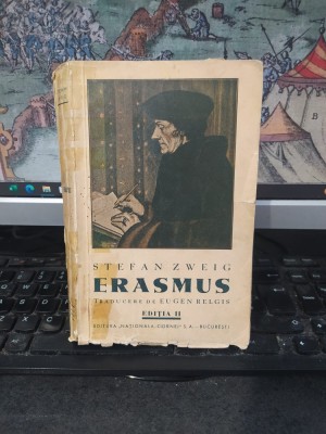 Stefan Zweig, Erasmus, ediția II, traducere de Eugen Relgis, editura Naționala Ciornei, București c. 1936, 057 foto