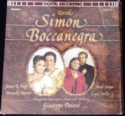 Disc vinil, LP. SIMON BOCCANEGRA. SETBOX 3 DISCURI VINIL-Verdi, Janos B. Nagy, Veronika Kincses, Jozsef Gre-271788 foto