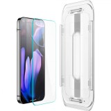 Set 2 folii sticla cu sistem de montare Case friendly Spigen GLAStR EZ FIT compatibil cu Google Pixel 9 Pro XL