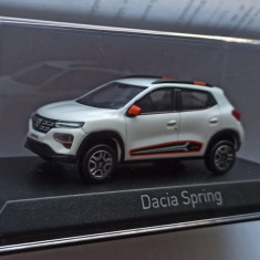 Macheta Dacia Spring 2022 alb - Norev 1/43