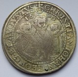 Thaler, 1600, Electoratul de Saxonia (Christian II, John George și August).