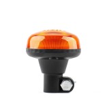 Lampa de avertizare flash mini girofar 18 LED portocaliu R65 R10 W21p 12/24V IP56 pentru vehicule de interventie, utilaje si masini agricole AMiO