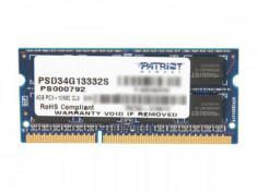Memorie laptop Patriot notebook Signature 4GB DDR3 SODIMM foto