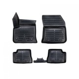 Covorase Auto Cauciuc Tip Tavita ALM Jeep Avenger Elektro 2022-Prezent Negre Premium