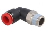 Racord Push-In Unghi PBT BSP 1/4&quot;