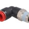 Racord Push-In Unghi PBT BSP 1/4&quot;