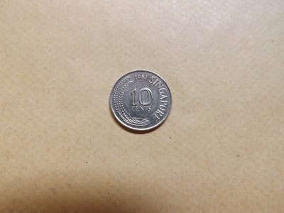 Singapore 10 Centi 1981 foto