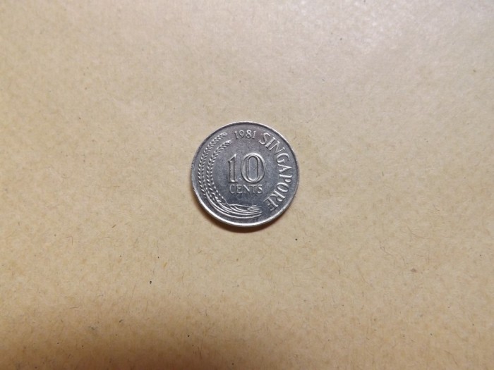 Singapore 10 Centi 1981
