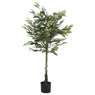 vidaXL Ficus artificial 480 de frunze 130 cm verde 4103573 foto