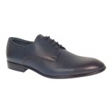 Pantofi barbati eleganti din piele naturala texturata bleumarin &ndash; Eleganta si rafinament 346